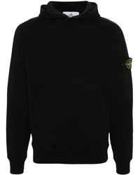 Stone Island - Compass-Motif Hoodie - Lyst
