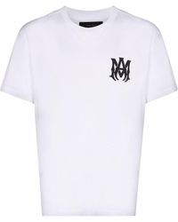 Amiri Autunno Inverno 20/21 t-shirt con stampa e logo nera - W0M03556CJBLACK