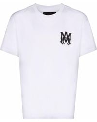 Amiri - Ma Core-logo Bedrukt T-shirt In Wit - Lyst