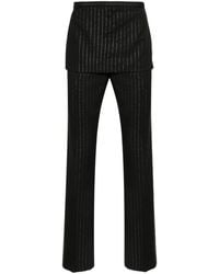 Acne Studios - Pinstripe-pattern Trousers - Lyst