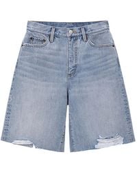 Hey Joanie - Coastal Breeze 90's Distressed Shorts - Lyst