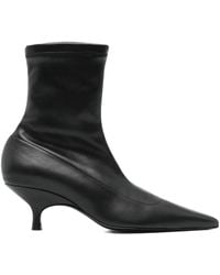 Gia Borghini - 50Mm Mia Pointed-Toe Sock Boots - Lyst