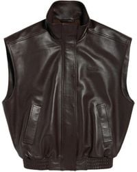Balenciaga - Veste Bomber À Design Sans Manches - Lyst