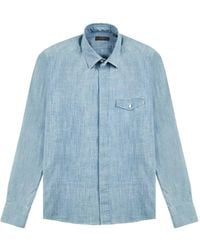 Slowear - Overhemd Met Borstzak - Lyst