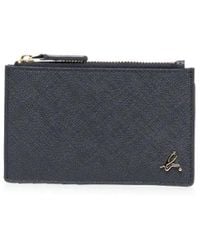 agnès b. - Zip-Pocket Leather Wallet - Lyst