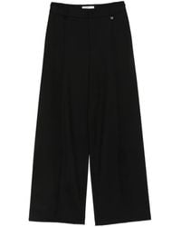 GIUSEPPE DI MORABITO - Logo-Plaque Wide-Leg Trousers - Lyst