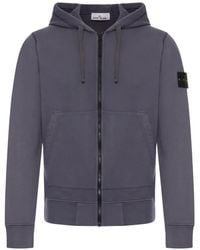 Stone Island - Hoodie Full Zip Sweatshirt - Lyst