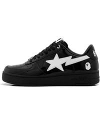 A Bathing Ape - Baskets Bape Sta #2 En Cuir - Lyst