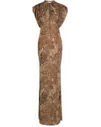De La Vali - Robe Ceres À Coupe Longue - Lyst