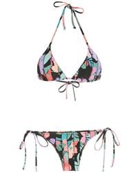 Amir Slama - Print Hibiscus Bikini Set - Lyst