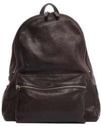 Orciani - Laio Lagoon Leather Backpack - Lyst