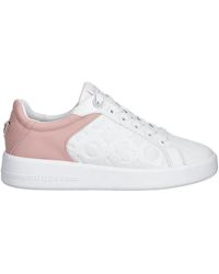 Guess - Baskets En Cuir À Logo Embossé - Lyst