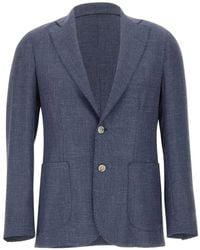 Barba Napoli - Buttoned Patch-Pockets Blazer - Lyst