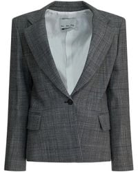 Sa Su Phi - Checked Single-Breasted Blazer - Lyst