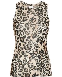 Nanushka - Anneke Leopard-Print Tank Top - Lyst