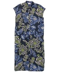 Marella - Midi-Jurk Met Bloemenprint - Lyst