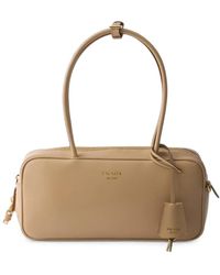 Prada - Sac À Main Médium En Cuir - Lyst