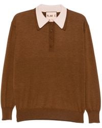 Plan C - Poloshirt Mit Doppeltem Kragen - Lyst