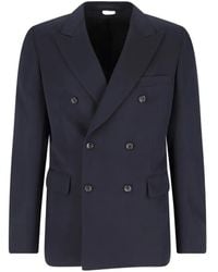 Comme des Garçons - Blazer En Laine À Boutonnière Croisée - Lyst