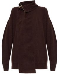 Sportmax - Feltro Zip-Fastening Sweater - Lyst