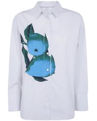 Paul Smith - Fruit-Print Striped Shirt - Lyst