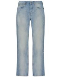 Off-White c/o Virgil Abloh - Logo-Tag Straight-Leg Jeans - Lyst