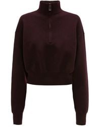 Victoria Beckham - Trui Met Halve Rits - Lyst