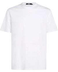 KARL LAGERFELD - Kameo Logo-Embroidered T-Shirt - Lyst