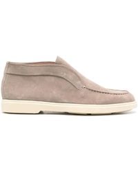 Santoni - Suede Boots - Lyst