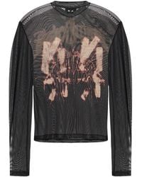 44 Label Group - Graphic-Print Long-Sleeve T-Shirt - Lyst