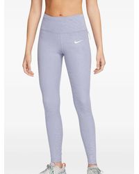 Nike - Reflective-Print Haze/Cave" Running Leggings - Lyst