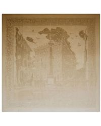 Ferragamo - Palazzo Silk Jacquard Degrade Scarf - Lyst