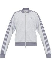 adidas - Sweat Rayé À Logo Brodé - Lyst