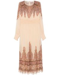 Zimmermann - Ascent Smocked Paisley-Print Midi Dress - Lyst