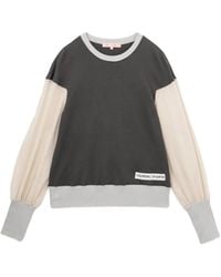Tsumori Chisato - Balloon-Sleeve Logo-Patch Sweater - Lyst