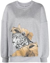 Ioana Ciolacu - Graphic-Print Crew-Neck Sweashirt - Lyst