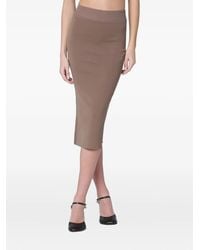 Entire studios - Ribbed-Knit Pencil Skirt - Lyst