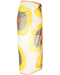 Amir Slama - Printed Beach Skirt - Lyst