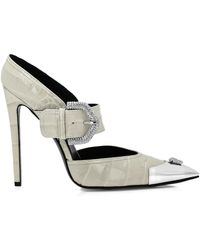 Philipp Plein - Crocodile-Embossed Heeled Pumps - Lyst