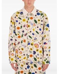 NAHMIAS - Floral-Print Pocketed Shirt Jacket - Lyst