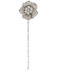 Alessandra Rich - Floral-Motif Earrings - Lyst