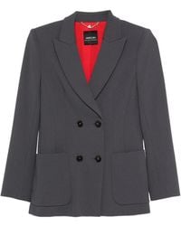 Marc Cain - Double-Breasted Blazer - Lyst