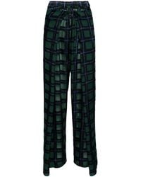 Henrik Vibskov - Check-Pattern Straight Trousers - Lyst