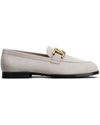 Tod's - Chain-detail Suede Loafers - Lyst