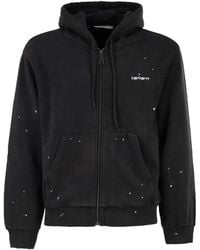 Carhartt - Paint-Effect Zip-Up Hoodie - Lyst