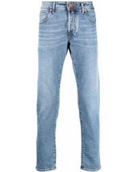 Incotex - Mid-Rise Straight-Leg Jeans - Lyst
