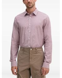 Michael Kors - Striped Long-Sleeve Shirt - Lyst