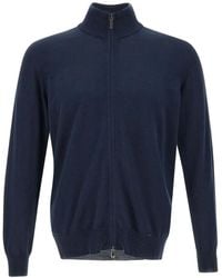 Kangra - Zip High-Neck Cardigan - Lyst
