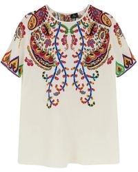 Etro - Printed Classic T-Shirt - Lyst