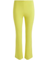 Alice + Olivia - Rmp Mid Waist Cropped Broek - Lyst